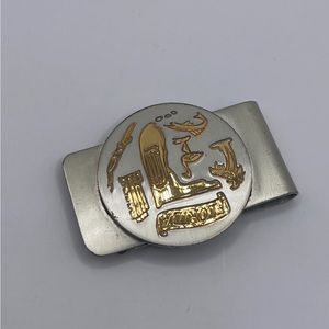 Florida money clip gold and silver